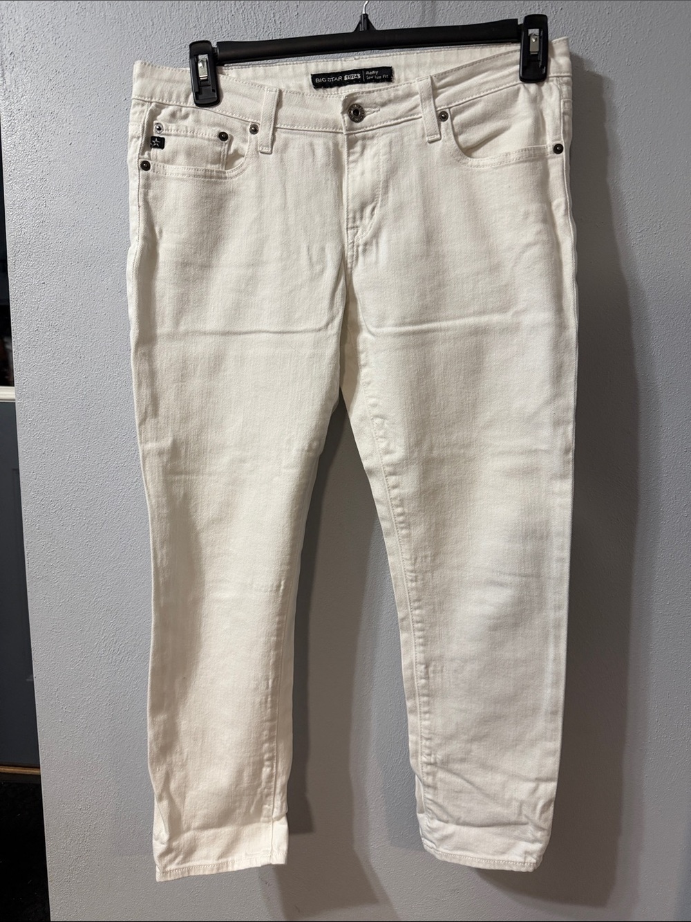 Big Star Remy Low Rise Fit White Jeans